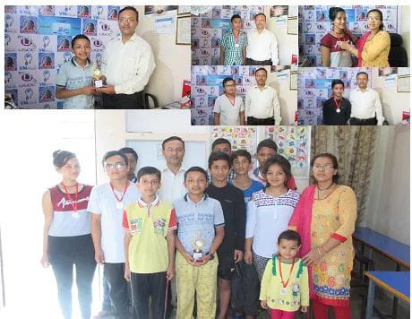 Top Performers awarded from Junior batch at VMACE Institute